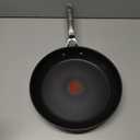 T-Fal x Jamie Oliver Nonstick Coated Stainless Steel Pans 9.5" & 11", Induction Compatible, Oven Safe up to 500F, Chef's Stainless Steel Skillet, Frying Pan, Silver