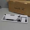 AULA 99 Wireless Keyboard, Custom Computer Keyboard, Tri-Mode Bluetooth 5.0/2.4GHz/USB-C Cute Creamy Gaming Keyboards with Number Pad, RGB Backlit Media Knob Programmable Keybaord for PC Gamer - Grey