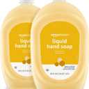 Amazon Basics Liquid Hand Soap Refill, Milk and Honey Scent, Triclosan-Free, pH Balanced, Dermatologist Tested, 50 Fluid Ounces, 2-Pack (Previously Solimo)