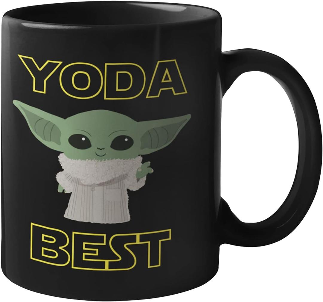 Youda Best Mug - FathersDay Mugs for Dad Star Wars Dad Mug, Valentines Day Mugs for Boyfriend | Baby Youda Best Dad Ever Coffee Cup Gift for Star Wars Fans Fathers | Daddy Stars War Gift for Father