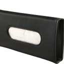 Hexeh Multifunctional Tissue Box Holder 1pc Car Tissue Box Towel Car Sun Visor Tissue Box Holder Tissue Storage Box Decor Accessories Decorative Napkin Holder (Color : Black Clip), 2 Pack