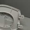 Mayfair Caswell Modern Slow Close Toilet Seat, Durable Plastic Seat, Made in USA, Round, White