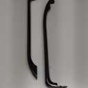 AMI PARTS WR12X22183 Refrigerator Door Handle (Black) Replaces WR12X11008 WR12X11009 WR12X20142 3290412 AP5948588 PS9494525 EAP9494525(2 Pack)