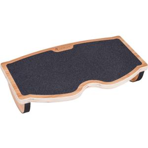StrongTek Ergonomic Wood Foot Rest for Enhanced Circulation & Comfort, 350lbs Capacity, Rocker Balance Board for Standing Desks, Non-Slip, No Assembly, 18" Wide - Ideal for Office/Home