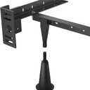 5 High Rise Bed Frame Risers, Bed Frame Feet with Socket Sleeve to Replace,Set of 6,Lift Bed Frame by 5" for Under Bed Storage