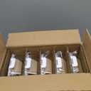 VERONES 10Pack Glass Meal Prep Containers, Airtight Glass Lunch Containers,Stackable Food Storage Containers Set with Lids,Exclusive of BPA, for Microwave,Oven, Freezer&Dishwasher Friendly,White