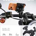 Lamicall Motorcycle Bike Phone Mount - [Upgrade Vibration Dampener] [Camera Friendly] Bike Phone Holder Handlebar Clamp, Bicycle Cell Phone Mount, iPhone 17 16 Pro Max, Galaxy S25 Ultra, 6-7.2" Phones