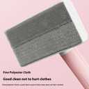 6.5" Wide Pet Hair Remover Brush - Effortlessly Lift Embedded Fur from Sofa, Car, Carpet! Reusable & Washable Cat/Dog Hair Cleaner, Detachable for Deep Clean, Eco-Friendly - Gentle on Fabric (Pink)