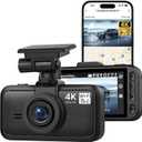 Miofive Dash Cam Front, S1 E Car Camera, Built-in WiFi & GPS Car Dashboard Camera Recorder with 4K/2160P UHD, App, 3" IPS Screen, WDR Night Vision, 24-Hour Parking Monitor, Loop Recording, G-Sensor