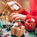 3.5oz Christmas Confetti Table Glitter 5000pcs Metallic Foil Sequins Table Bright XMS and New Year Decoration Party Decoration