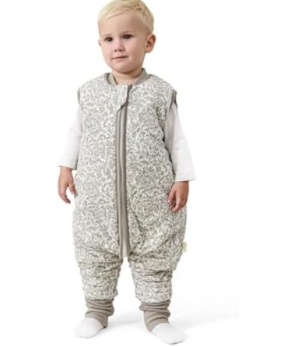 Baby Sleep Sack 6-12 Months, 2.5 TOG Warm Cotton Sleep Sack with Detachable Long Sleeves, Winter Wearable Blanket for Cold Nights, 2-Way Zipper Toddler Sleeping Sack, Hot Air Balloon