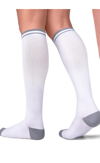 3 Pack Copper Compression Socks - Compression Socks Women & Men Circulation, L/ XL