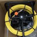 Sewer Camera, 20/50m, 7" Screen Pipeline Inspection Camera Waterproof IP68 w/12 Adjustable LEDs, DVR Function Have 32GB SD Card .for Sewer Line, Duct Drain Pipe Plumbing (98.4ft/30M DVR)