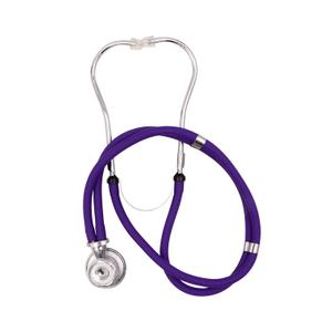 Primacare DS-9295-PU 30" Sprague Rappaport Style Stethoscope for Doctors, Nurses and Medical Students, First Aid Professional Dual Head Cardiology Kit for Men, Women and Pediatric, Purple