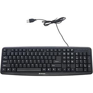 Verbatim 99201 SLIMLINE CORDED USB KEYBOARD BLACK 
