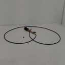 VCGTX10 10FT Heavy Duty Vernier Locking Throttle Cable Fit for Household, Industrial and Commercial PTO and Dump Applications, with Detachable Cable Head