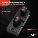 A-Premium Power Window Switch Compatible with Nissan Altima 2013 2014 2015 2016 2017 2018, Front Right Passenger Side