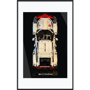 JINMANWU Racing Model Car Display for Model Car Racing Hypercar Model Kit, Adult Collectibles Wall Mount, Home or Office Décor, Model lover's gift.