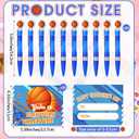 Skyygemm 36 Set /108 Pcs Basketball Pens with Gift Card for Kid Valentine's Day Classroom Exchange Gift School Sports Novelty Ballpoint for School Valentine's Sports Party Favor