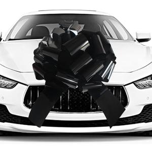 20 Inch Black Bow for Car,1 Pc Giant Present Bow for Large Gift Wrapping New Houses Huge Present Birthday Christmas Decor (Black)