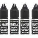 GlueGar- Rolling Glue 10 ML Squeeze Bottle (4 Pack OG Flavorless)