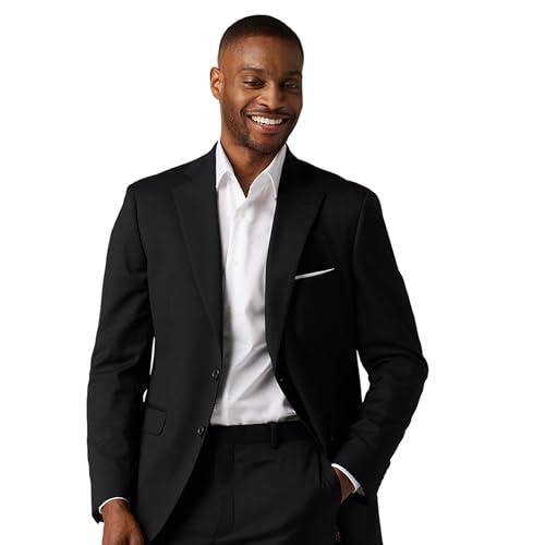 Alton Lane Mercantile Jacket Classic Fit - Premium Quality Suit Jacket for Men, Stylish and Elegant Men’s Suit Jackets, Black, 38R