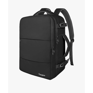 Taygeer Travel Laptop Backpack for Men Women, Airplane Approved Travel Backpack Suitcase with Usb Charging Port, Lightweight College 35l Luggage Bag 15.6inch Laptop Mochila Gifts for Business,Black