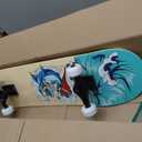Skateboards for Beginners, 31"x8" Complete Skateboard for Kids Teens & Adults, 7 Layer Canadian Maple Wood Double Kick Deck Concave Standard and Tricks Skateboard with All-in-1 Skate Tool