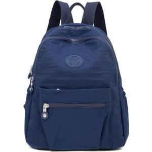 Mini Backpack Purse for Women,Small Nylon backpacks for Ladies Backpacks Women Anti Theft Travel Bag (Dark Blue)