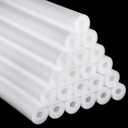 Sratte 30 Pcs Pool Noodles Bulk Jumbo DIY Decorations Heavy Duty Large Foam Swim Water Foam Hollow Noodles for Swimming Floating Craft Projects(White,39 Inch, 2.36 Inch)