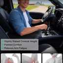 Center Console Armrest Cover for Nissan Titan 2016-2024 Black
