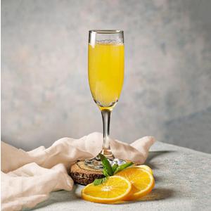 Premiere Champagne Flutes, 6.5oz Champagne Glasses Set Of 2, Prosecco Glasses, Dishwasher-Safe, Lead-Free Mimosa Glasses, Ideal for Home Bar, Special Occasions, Made in Colombia. 