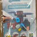 3Dmate Starter - Transparent 3D Pen Mat 9 x 7 Inches with Compatible Stencils Book - Flexible Two-Sided Heat-Resistant Silicone - 3D Pen Accessories - Templates for Kids, Adults