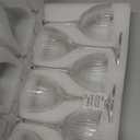 Vintage Art Deco Nick and Nora Cocktail Glasses, 5 oz Crystal Ribbed Cocktail Glassware for Drinking Classic Gin, Whiskey, Bar Drinks (Set of 6)