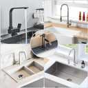 Faucet Mat for Kitchen Sink,Super Absorbent Diatomite faucet mat, Quick Drying Stone Sink Tray, Faucet Splash Guard for Kitchen,Bathroom Counter (Dark grey, 23.6" x 3.9")