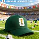 2026 FIFA World Cup Baseball Cap, Breathable Comfortable Unisex Soccer Hat for Stadium, Game Day, Watch Party, Outdoor Sports and Daily Wear. Green