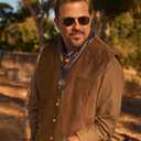 Cowboy Outfit for Men, Western Cowboy Costume Vest for Men, Cowboy Vest with Western Belt Necktie for Halloween (Large, Brown)