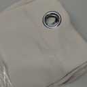 NICETOWN Room Darkening Curtain Panels 90 inches Long, Privacy Draperies for Living Room (Natural, 42 inches Width, 1 Pair)