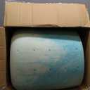 3 Inch Mattress Topper Full, Gel Memory Foam Infused Bed Toppers, Ventilated Soft Mattress Pads for Pressure Relief, CertiPUR-US Certified, Blue (Blue and White)