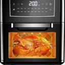 CalmDo Air Fryer Oven, Combo 12.7 Quarts Convection Toaster, Food Dehydrator