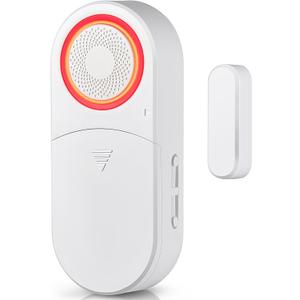 Freezer Door Alarm with Delay When Left Open, Door Chime Window Open Alarm Close Doors Reminder Loud 120 dB for Home, Store, Office, School