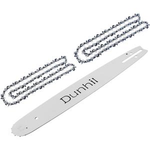 Dunhil 18" 325 050 72 dl Chainsaw chain and bar for Husqvarna 435 440 545 345 350, 51 55 RANCHER Replacement 180TXLBK095 584408 Chain Saw Bar(2 chains+1 bar)