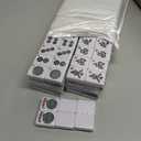 TIASUSAN American Mahjong Tile Set with 166 Navy Blue Back Tiles (1.2, Tiles Only)