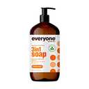 Everyone 3-in-1 Soap, Body Wash, Bubble Bath, Shampoo, 32 Ounce (Pack of 2), Citrus and Mint, made with Essential Oils for Men and Women