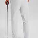 CNBQDD Dress Pants for Men Lightweight Golf Casual Slacks (White, L)