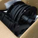 5000PSI Electric Pressure Washer - 2025 New Electric Power Washer with Upgraded 33ft Pressure Washer Hose Reel, Foam Cannon, 4 Nozzle Set, Power Washer for House/Patios/Car/Fence, Blue