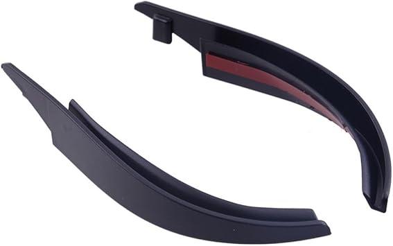 beler 1Pair ABS Roof Hard-Top Water Rain Groove Diverter Guard Slot Gutter Extender Fit for Jeep Wrangler JK 2007-2017