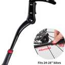 ROCKBROS Bike Kickstand for Mountain Bike Bicycle Kickstand Adults 24 inch to 28 inch Adjustable Bike Side Stand