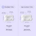 Mellow Cloud Alignment Pillow Ergonomic Support for Neck & Spinal Alignment, Dual Height, Adjustable Fill, Machine Washable Cover
