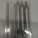 DKIBBITH 5pc Long Center Drill Bit Set, M2 HSS 60-Degree Angle 4'' Overall Length Center Drill Bits Kit, Countersink Tools for Metalworking Lathe Milling and Countersinking, Size 1.0 2.0 3.0 4.0 5.0